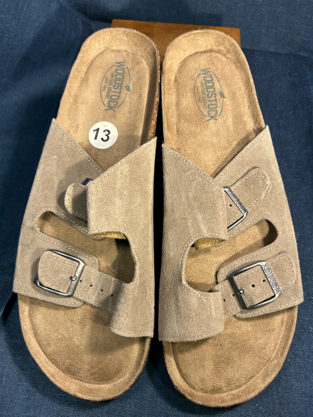 NWOT Woodstock leather sandals